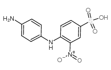 4-氨基-2'-硝基二苯胺-4'-磺酸结构式