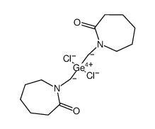 bis[(2-oxo-1-hexahydroazepinyl)methyl]dichlorogermane结构式
