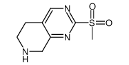 2-methylsulfonyl-5,6,7,8-tetrahydropyrido[3,4-d]pyrimidine Structure