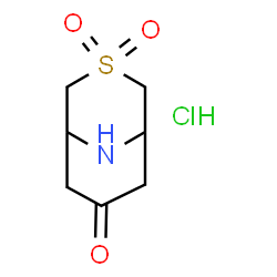 3-硫代-9-氮杂双环[3.3.1]壬烷-3,3,7-三酮盐酸盐结构式