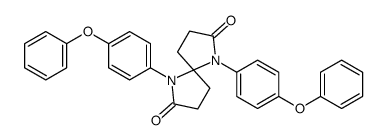 1,6-bis(4-phenoxyphenyl)-1,6-diazaspiro[4.4]nonane-2,7-dione Structure