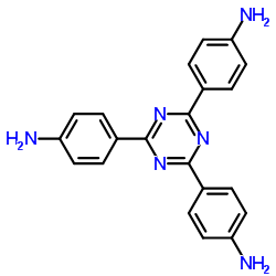 4,4',4''-(1,3,5-Triazine-2,4,6-triyl)trianiline Structure