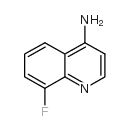 4-AMINO-8-FLUOROQUINOLINE structure