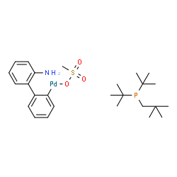 甲烷磺酰(二叔丁基新戊基膦)(2''-氨基-1,1''-联苯-2-基)钯(II)图片