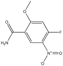 4-Fluoro-2-methoxy-5-nitro-benzamide结构式
