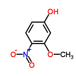 3-Methoxy-4-nitrophenol Structure