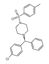 (S)-1-((4-chlorophenyl)(phenyl)methyl)-4-tosylpiperazine Structure