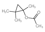 (1,2,2-trimethylcyclopropyl) acetate结构式