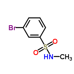 3-Bromo-N-methylbenzenesulfonamide结构式