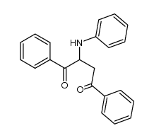 1,4-diphenyl-2-(N-phenylamino)-1,4-butadienone Structure