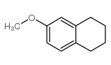 Naphthalene,1,2,3,4-tetrahydro-6-methoxy- Structure
