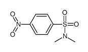 N,N-二甲基-4-硝基苯磺酰胺结构式