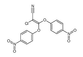 Chlor-cyan-keten-bis-(p-nitrophenyl-acetal) Structure