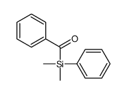 [dimethyl(phenyl)silyl]-phenylmethanone结构式