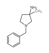1-苄基-3-甲基吡咯烷-3-胺结构式