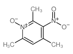Pyridine,2,4,6-trimethyl-3-nitro-, 1-oxide结构式