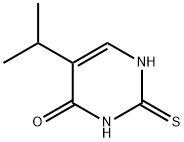 5-异丙基-2-硫酮-2,3-二氢嘧啶-4(1H)-酮结构式
