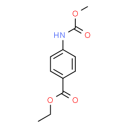 Ethyl 4-[(methoxycarbonyl)amino]benzoate Structure