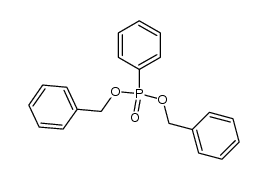 dibenzyl phenylphosphonate Structure