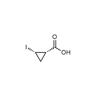 (1S,2S)-2-碘代环丙烷羧酸结构式