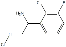 1-(2-CHLORO-3-FLUOROPHENYL)ETHANAMINE HYDROCHLORIDE Structure