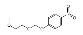 1-[(2-甲氧基乙氧基)甲氧基]-4-硝基苯结构式