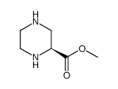 2-哌嗪羧酸甲酯结构式