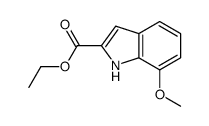 7-Methoxy-1H-indole-2-carboxylic acid ethyl ester Structure