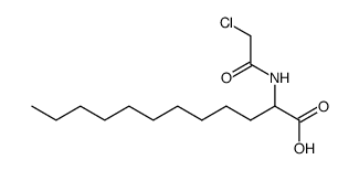 2-(2-chloro-acetylamino)-dodecanoic acid结构式