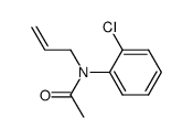 N-allyl-N-(2-chloro-phenyl)-acetamide Structure