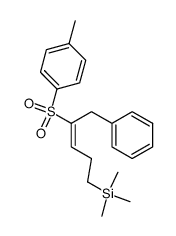 (E)-trimethyl(5-phenyl-4-tosylpent-3-en-1-yl)silane Structure