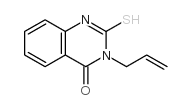 3-烯丙基-2-巯基-3H-喹唑啉-4-酮结构式
