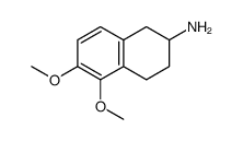 1,2,3,4-Tetrahydro-5,6-dimethoxy-2-naphthalenamine Structure