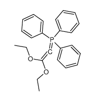 (2,2-diethoxyvinylidene)triphenylphosphorane Structure