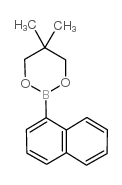 1-Naphthaleneboronic acid neopentyl glycol cyclic ester Structure