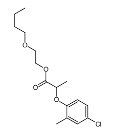 2甲4氯丙酸-2-丁氧基乙基酯结构式