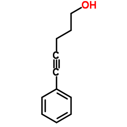 5-苯基-4-戊炔-1-醇结构式