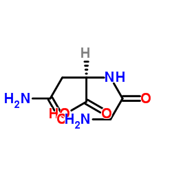 Nα-甘氨酰-D-天冬酰胺结构式