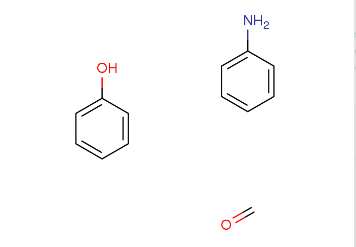 aniline;formaldehyde;phenol结构式
