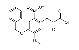 3-(5-methoxy-2-nitro-4-phenylmethoxyphenyl)-2-oxopropanoic acid Structure