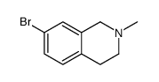 7-溴-2-甲基-1,2,3,4-四氢异喹啉结构式