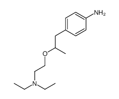 p-[2-[2-(Diethylamino)ethoxy]propyl]aniline结构式
