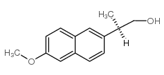(S)-2-(6-methoxynaphthalen-2-yl)propan-1-ol Structure
