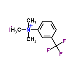 3-(trifluoromethyl)phenyltrimethylammonium iodide Structure
