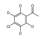1-(4-Chlorophenyl)ethanone-d4 Structure