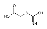 2-carbamothioylsulfanylacetic acid结构式
