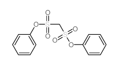 Methanedisulfonic acid,1,1-diphenyl ester Structure