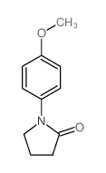 1-(4-Methoxyphenyl)pyrrolidin-2-one Structure
