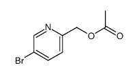 2-acetoxymethyl-5-bromo-pyridine Structure