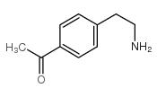 1-[4-(2-氨基乙基)苯基]-乙酮结构式